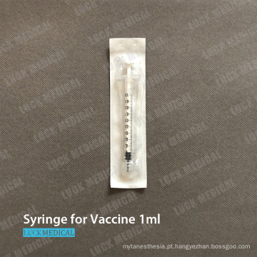Seringas descartáveis ​​para vacinas 1ml